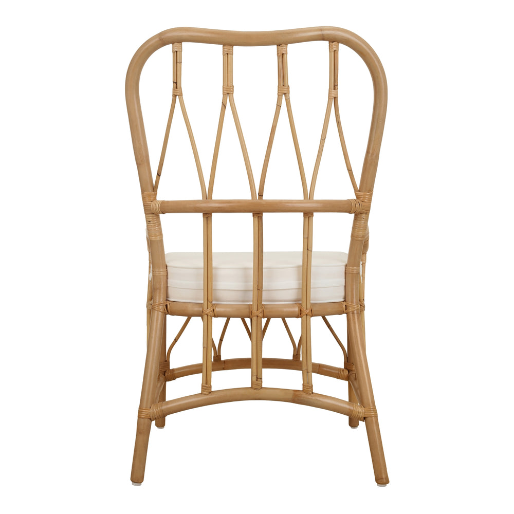Ayanna Rattan Dining Side Chair - Natural Wheat - view 6