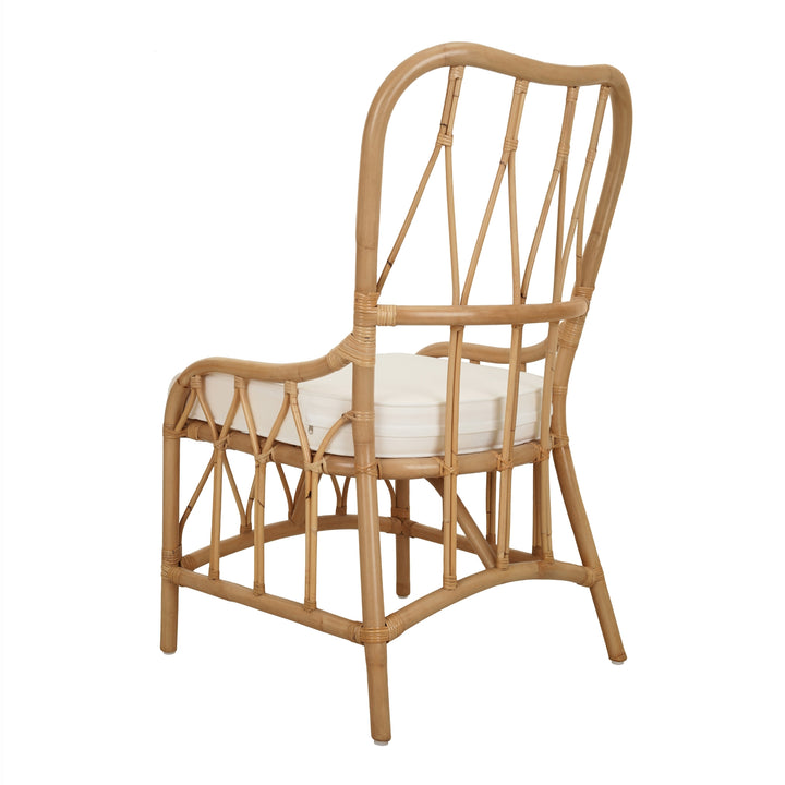 Ayanna Rattan Dining Side Chair - Natural Wheat - view 7