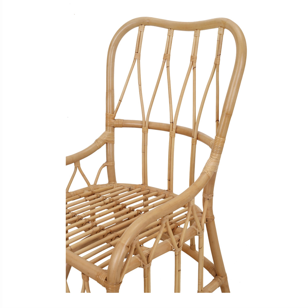 Ayanna Rattan Dining Side Chair - Natural Wheat - view 10