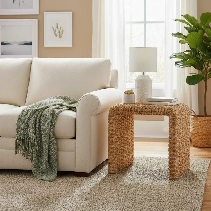 Vaine Abaca Side/End Table - Natural - view 3