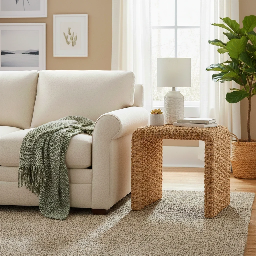 Vaine Abaca Side/End Table - Natural - view 3