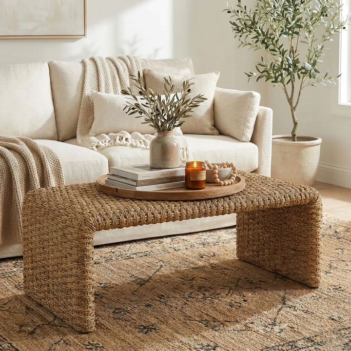 Vaine Abaca Coffee Table - Natural - view 3
