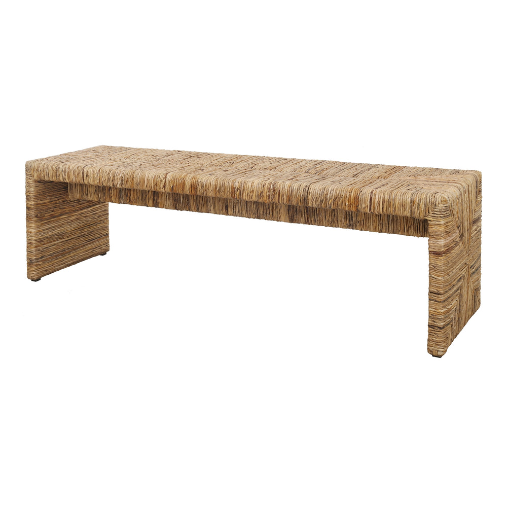 Kanza Abaca Bench - Natural