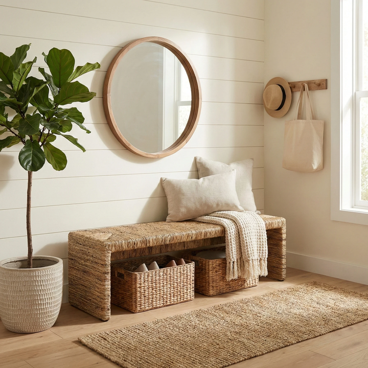 Kanza Abaca Bench - Natural - view 3