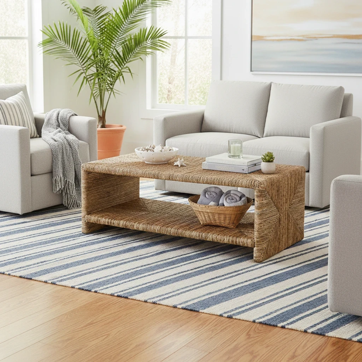 Kanza Abaca Coffee Table - Natural - view 3