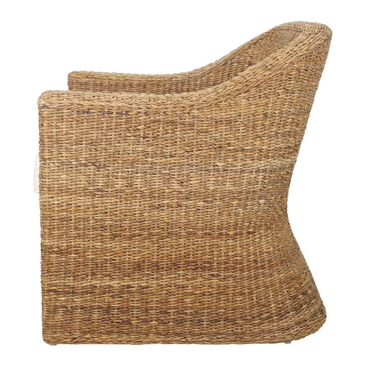 Earwyn Abaca Accent Arm Chair - Natural - view 5
