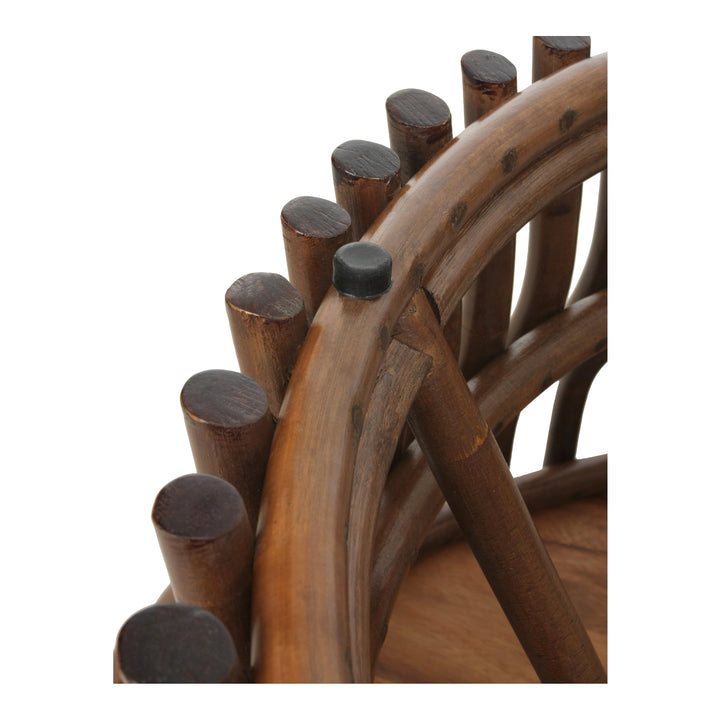 Sona Rattan Coffee Table with Wood Top - Cane Brown - view 7