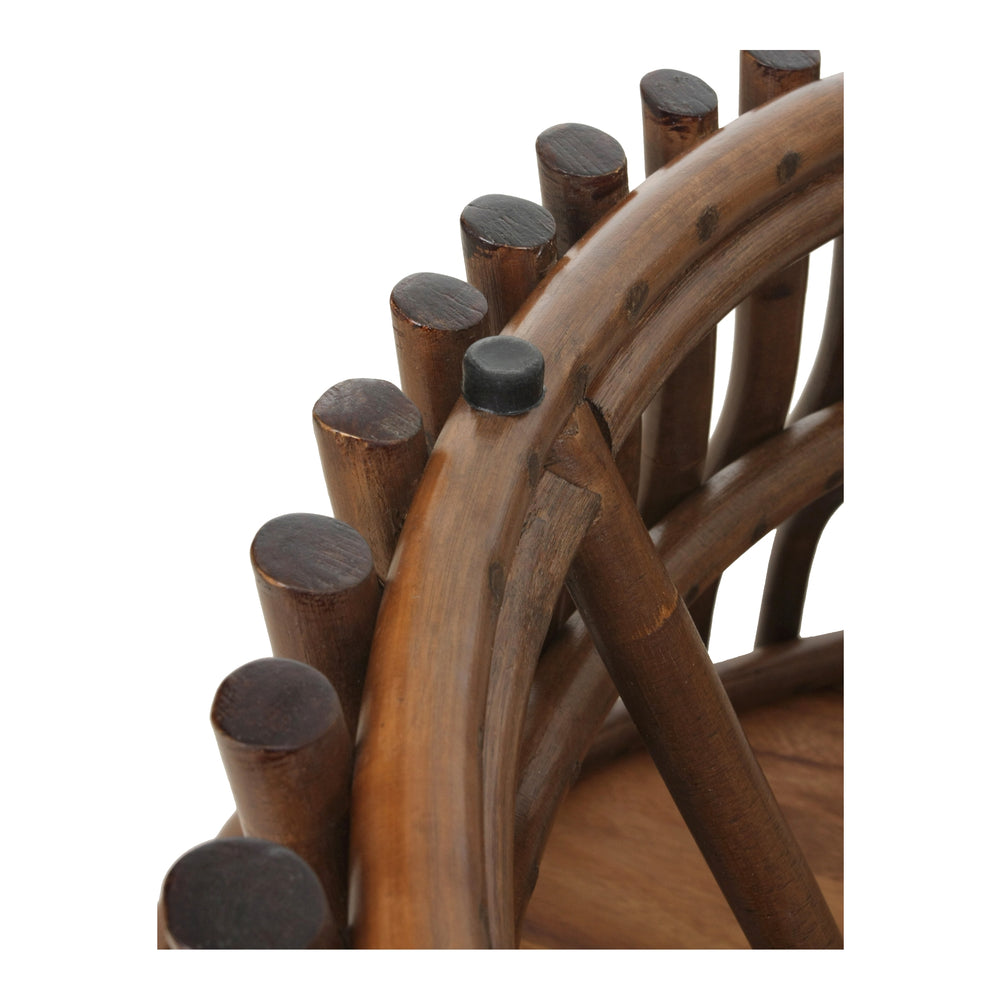 Sona Rattan Coffee Table with Wood Top - Cane Brown - view 7