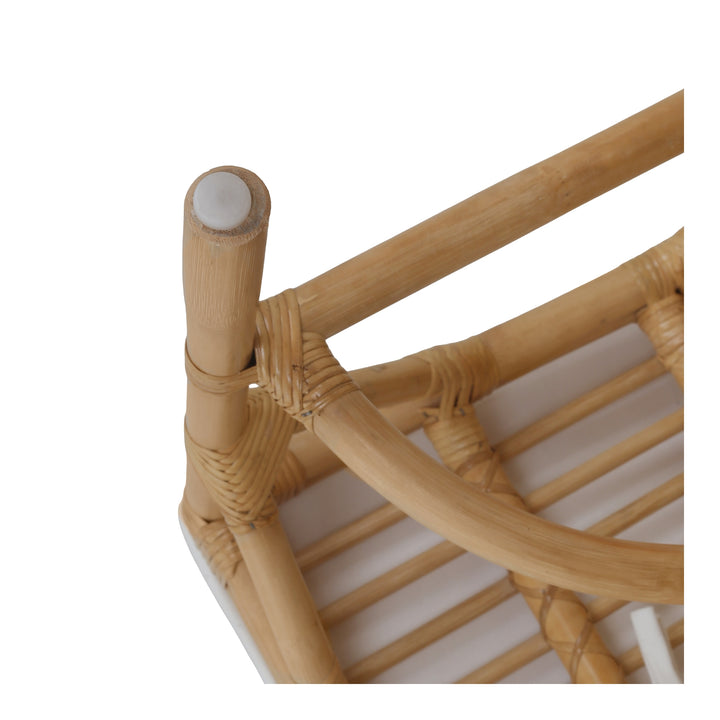 Eira Rattan Dining Side Chair - Natural Wheat - view 13