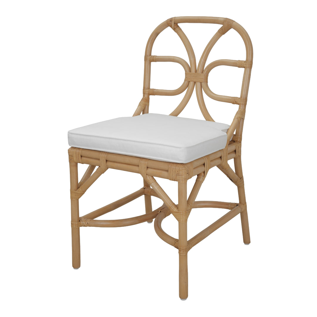 Eira Rattan Dining Side Chair - Natural Wheat