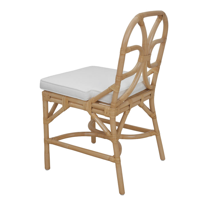 Eira Rattan Dining Side Chair - Natural Wheat - view 7