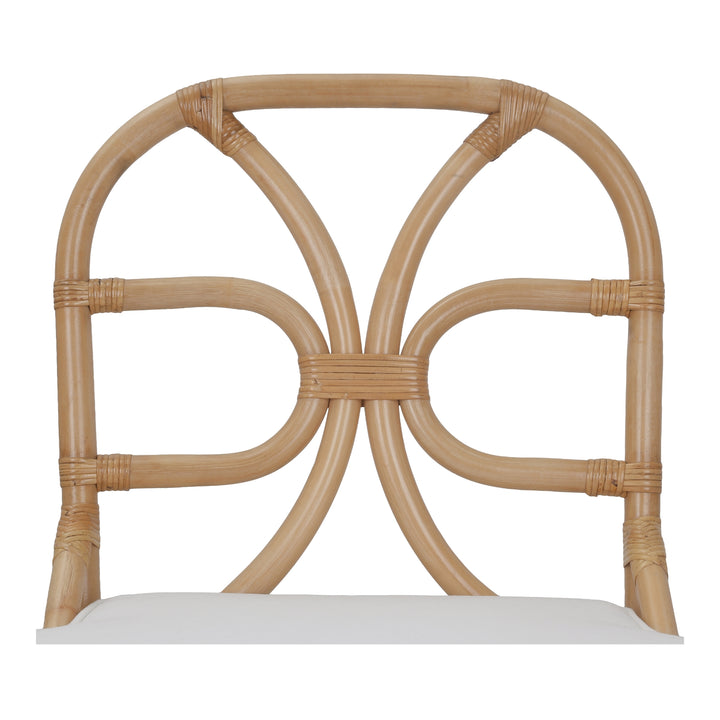 Eira Rattan Dining Side Chair - Natural Wheat - view 8
