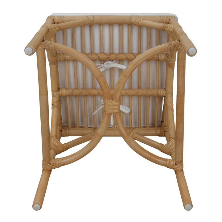 Eira Rattan Dining Side Chair - Natural Wheat - view 11