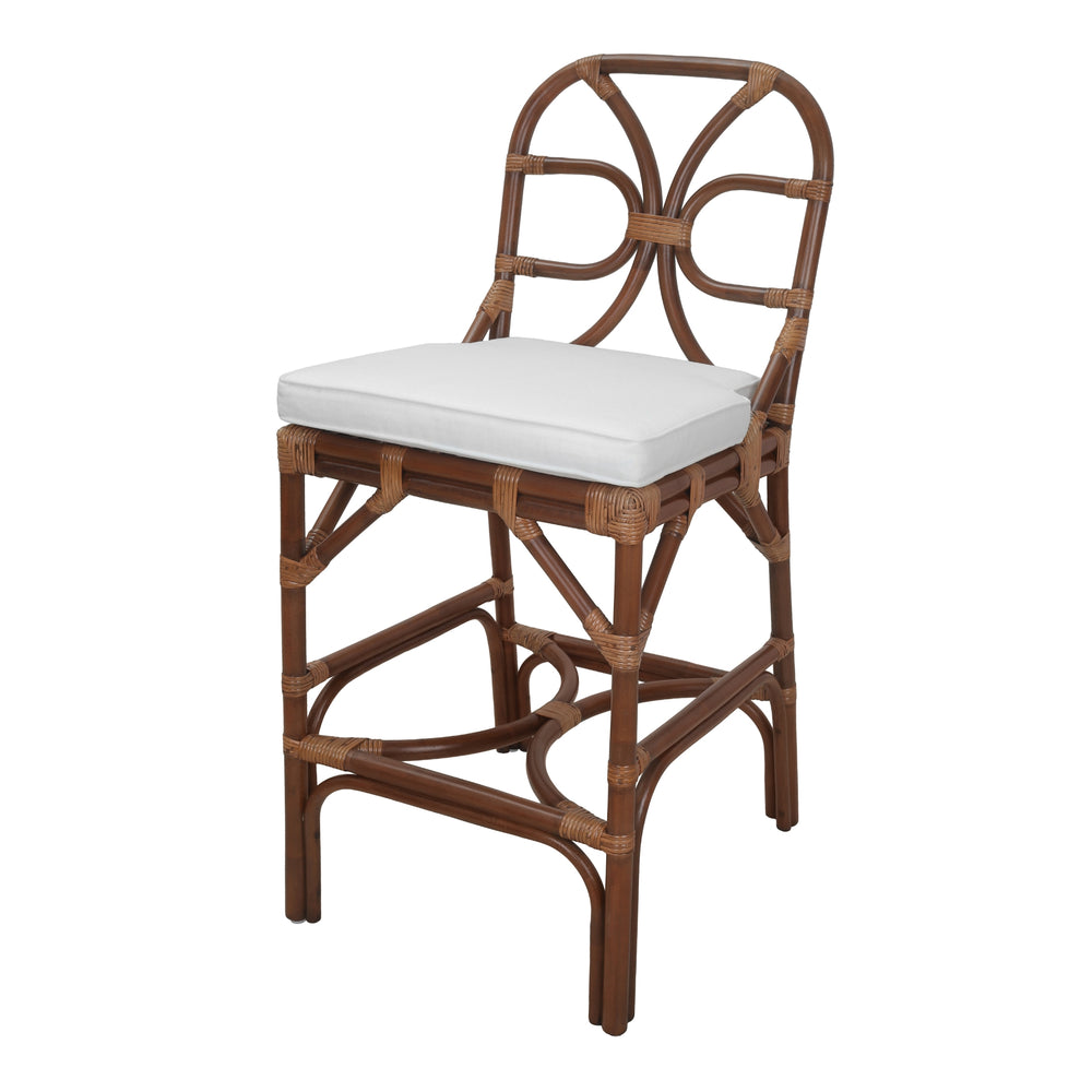 Eira Rattan Counter Stool - Cane Brown