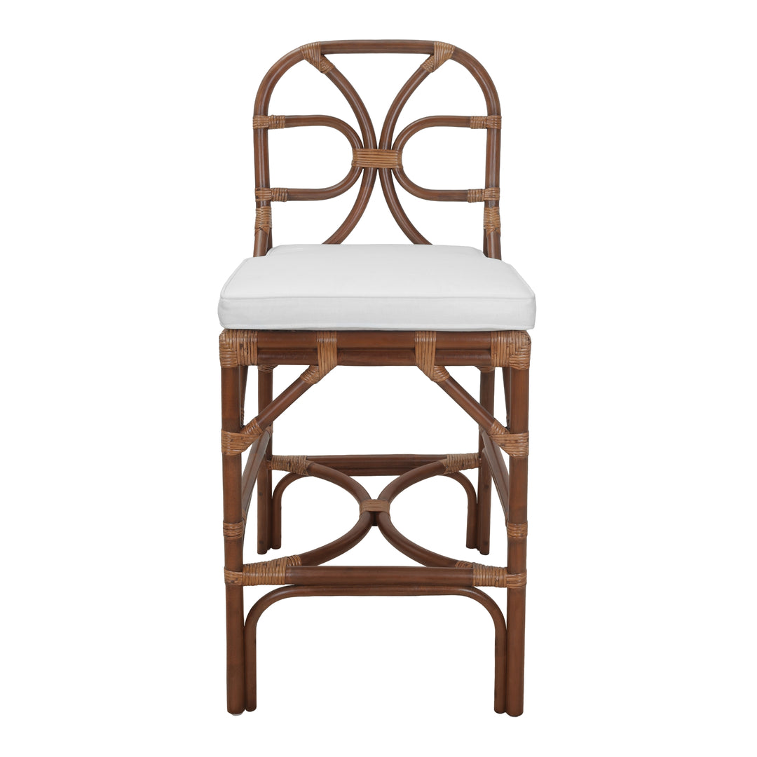 Eira Rattan Counter Stool - Cane Brown - view 4