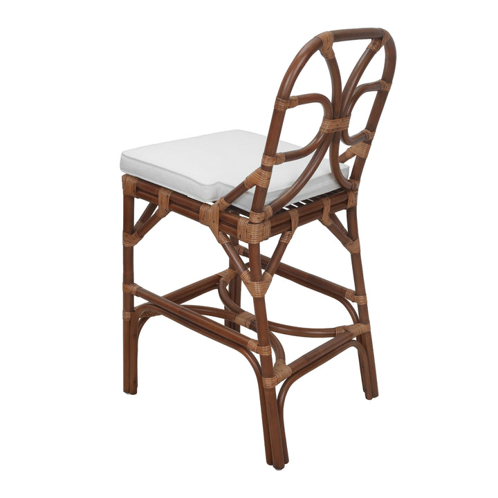 Eira Rattan Counter Stool - Cane Brown - view 7