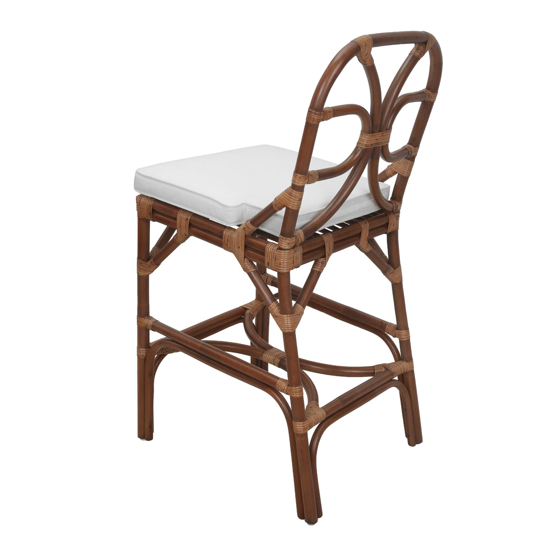 Eira Rattan Counter Stool - Cane Brown - view 7