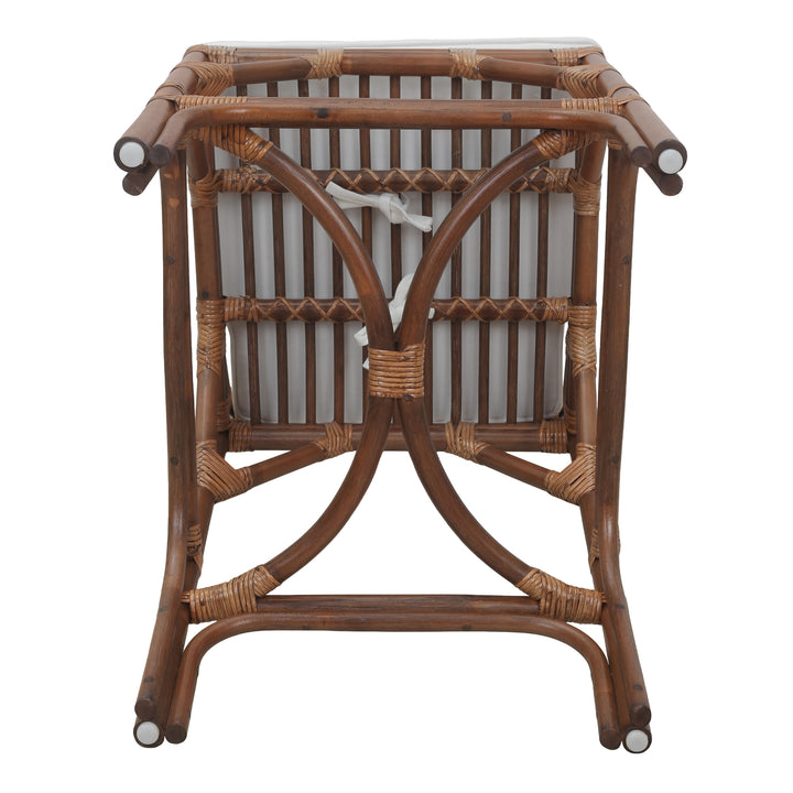 Eira Rattan Counter Stool - Cane Brown - view 11