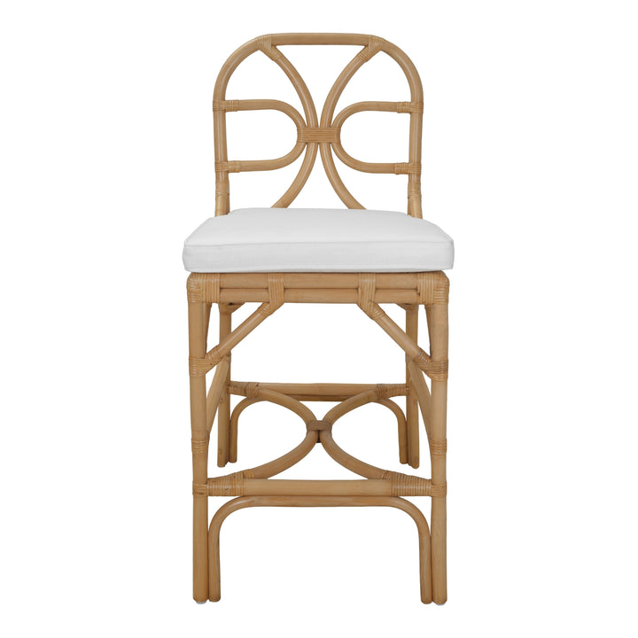 Eira Rattan Counter Stool - Natural Wheat - view 4