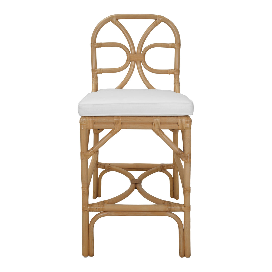 Eira Rattan Counter Stool - Natural Wheat - view 4