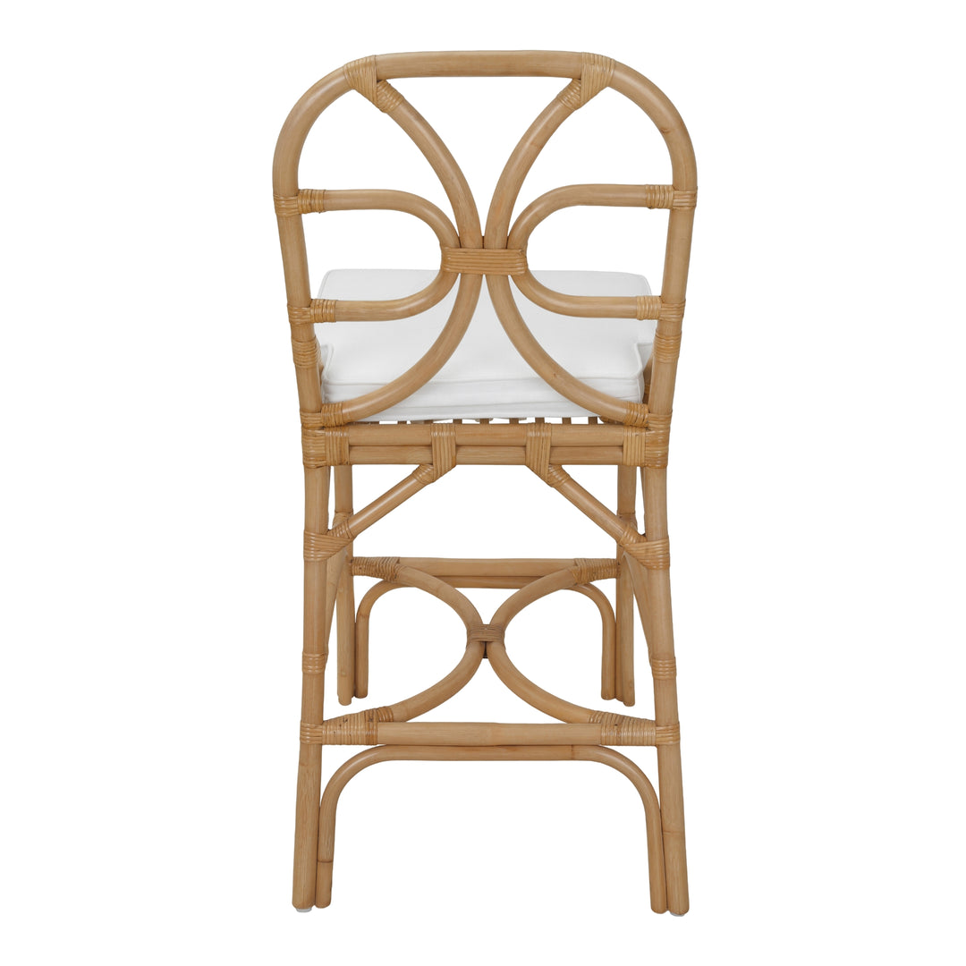 Eira Rattan Counter Stool - Natural Wheat - view 6