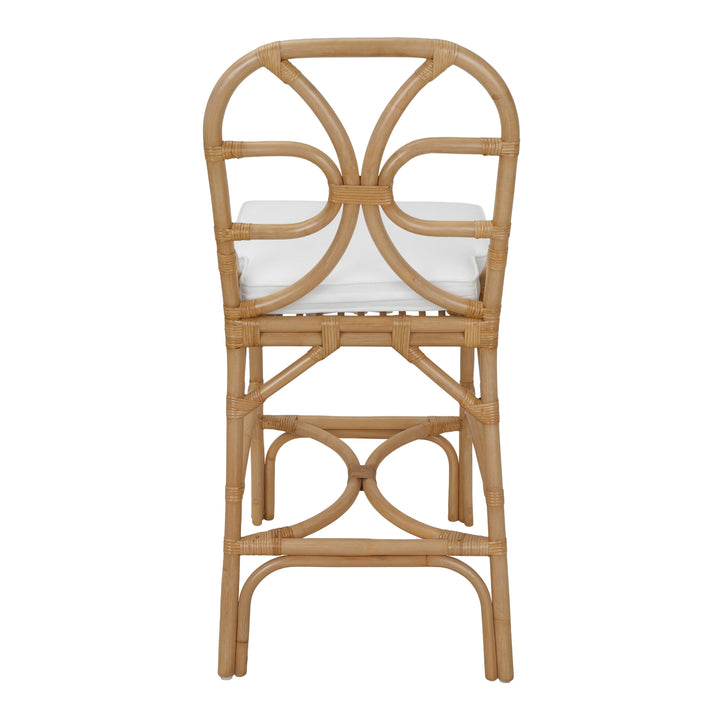 Eira Rattan Counter Stool - Natural Wheat - view 6