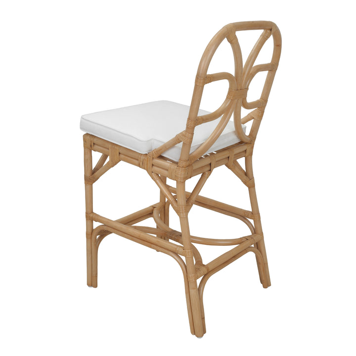 Eira Rattan Counter Stool - Natural Wheat - view 7