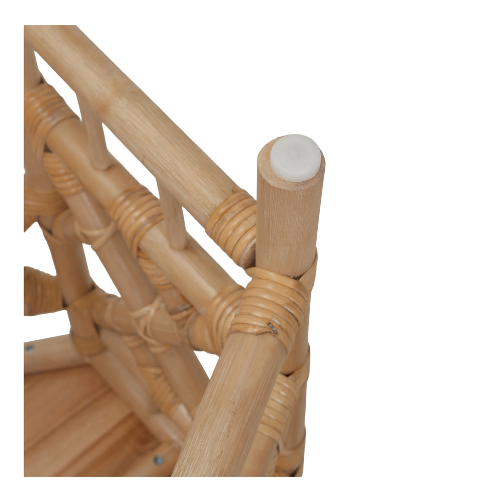 Kano Rattan Side/End Table with Wood Top - Natural Wheat - view 7