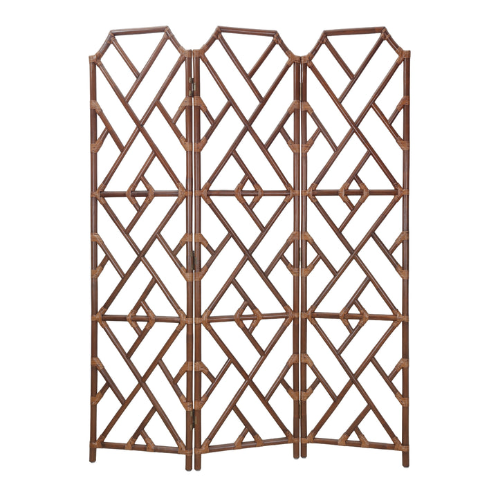 Kara Rattan Divider - Cane Brown