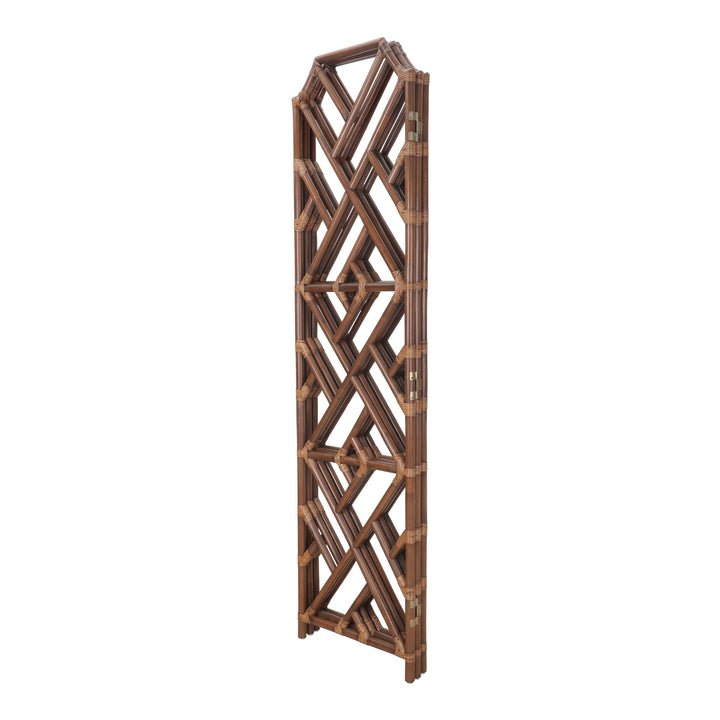 Kara Rattan Divider - Cane Brown - view 5