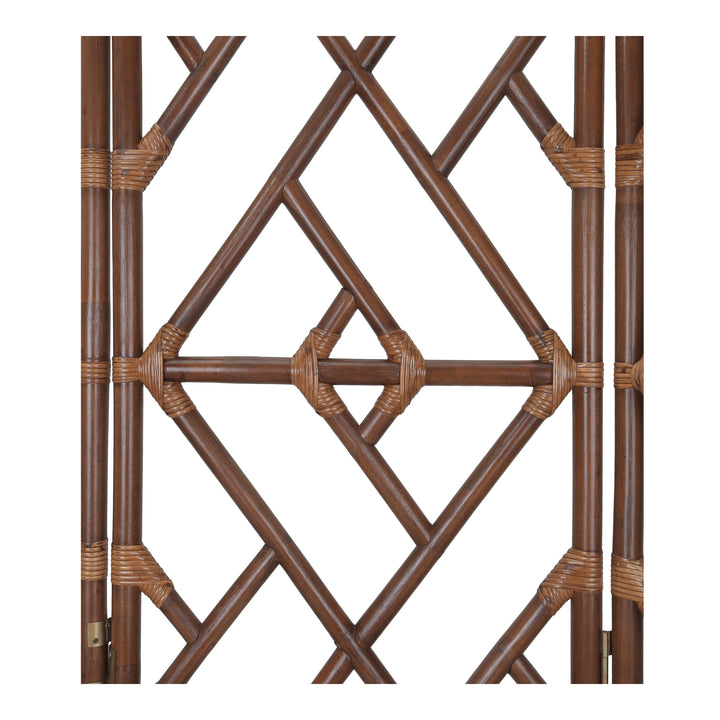 Kara Rattan Divider - Cane Brown - view 6