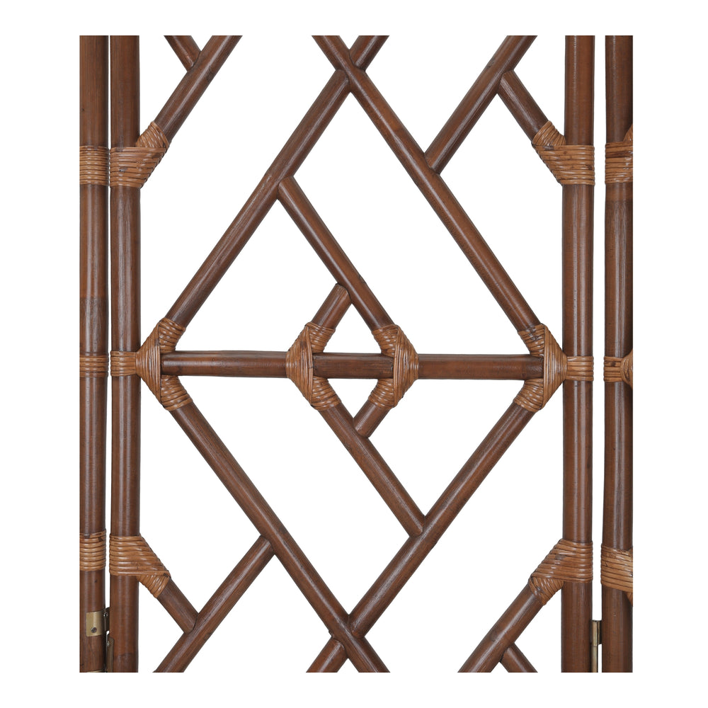 Kara Rattan Divider - Cane Brown - view 6