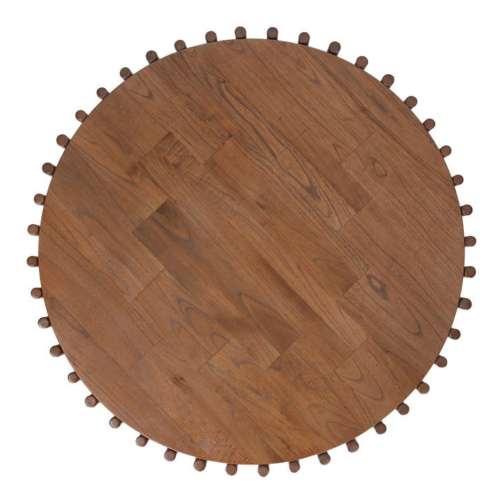 Bexa Rattan Coffee Table with Wood Top - Cane Brown - view 4