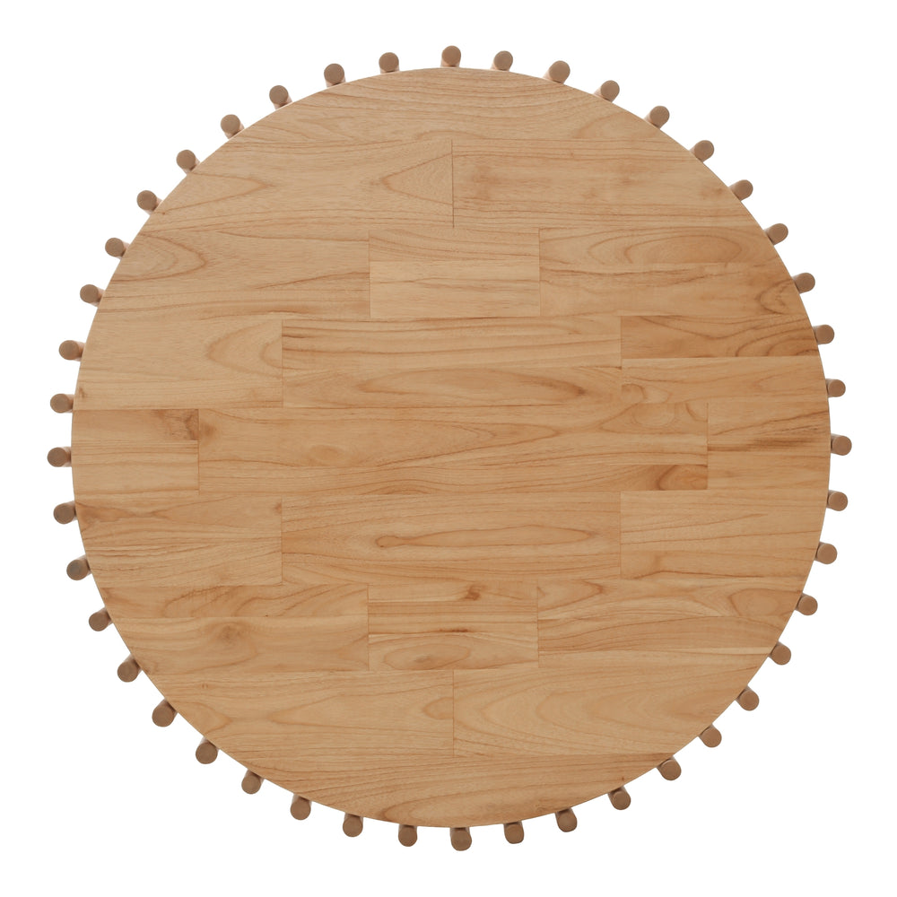 Bexa Rattan Coffee Table with Wood Top - Honey - view 4