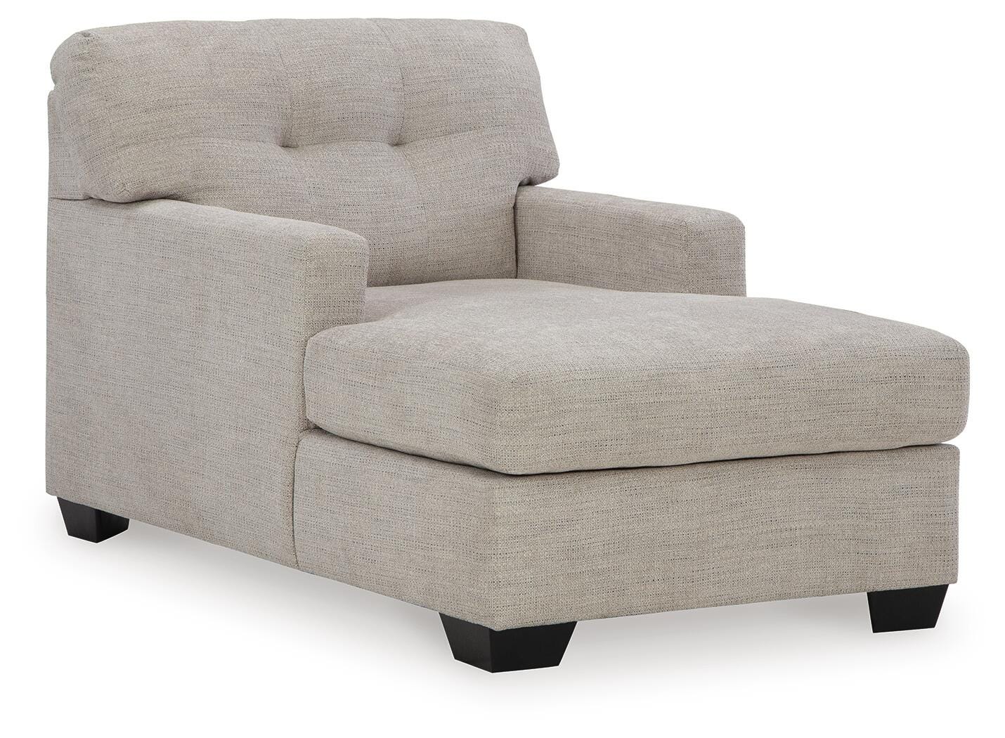 Mahoney Chaise - Pearl Silver (1)