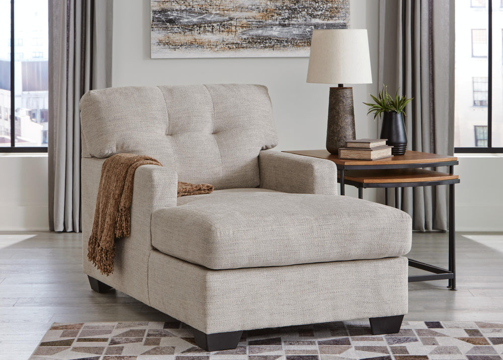 Mahoney Chaise - Pearl Silver (2)
