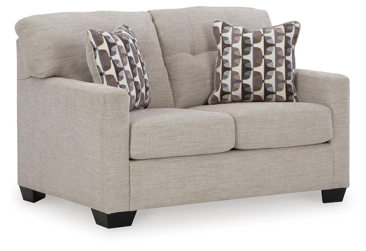 Mahoney Sofa and Loveseat - Pebble (4)