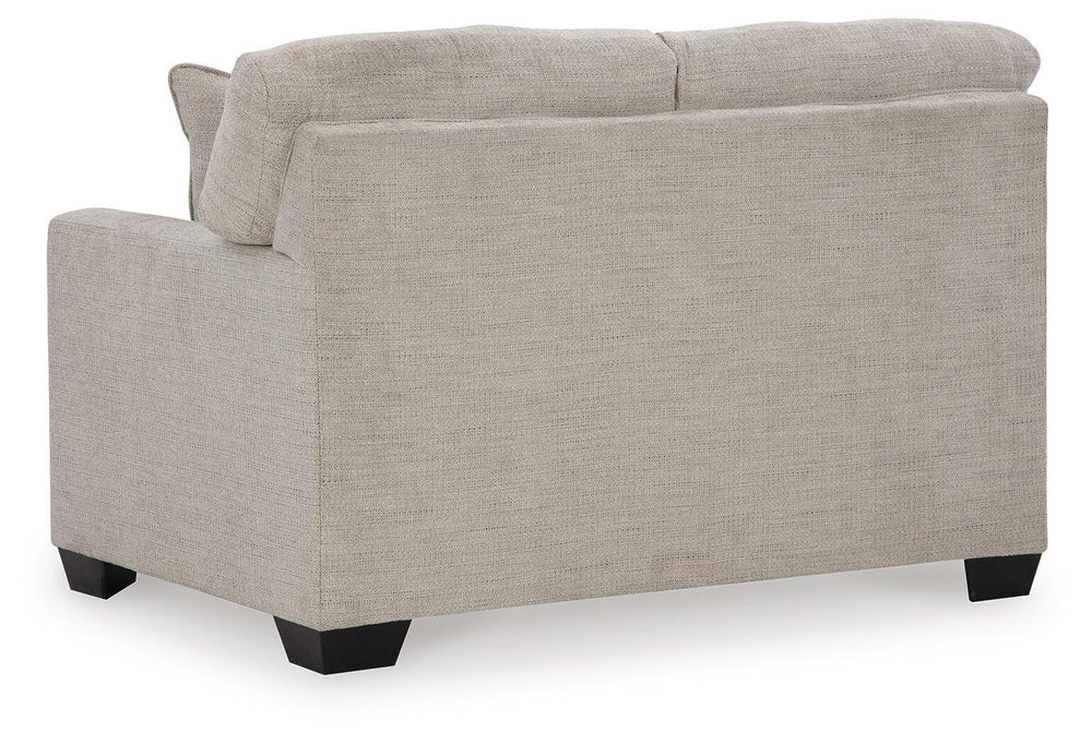 Mahoney Loveseat - Pearl Silver (5)