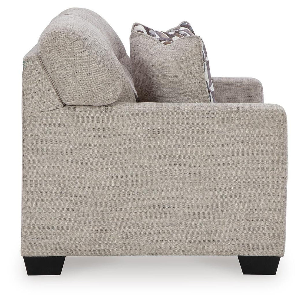 Mahoney Loveseat - Pearl Silver (4)