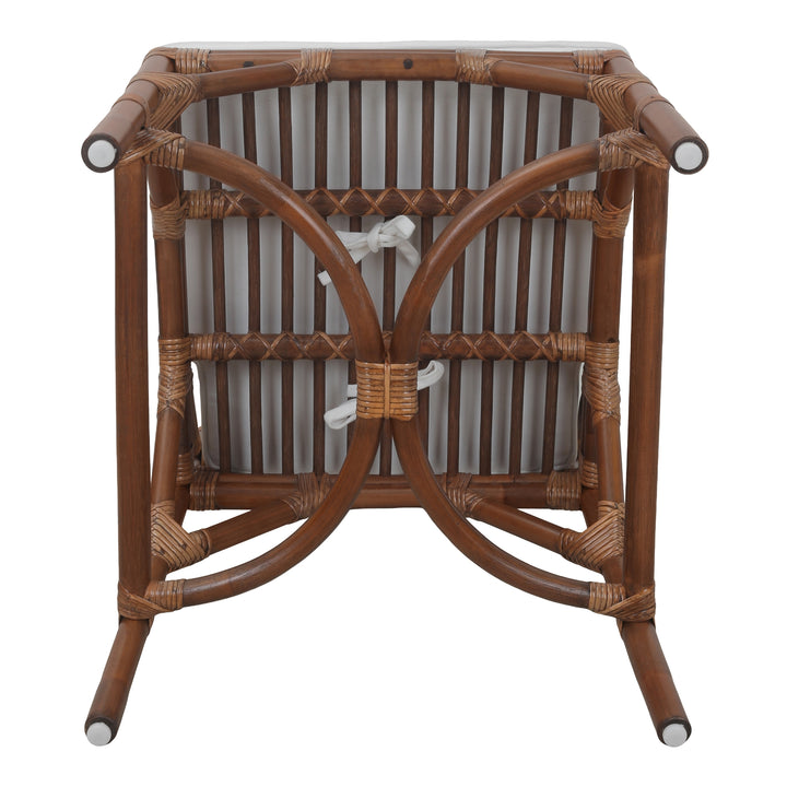 Eira Rattan Dining Side Chair - Cane Brown - view 11
