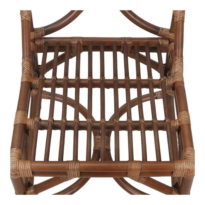 Eira Rattan Dining Side Chair - Cane Brown - view 10