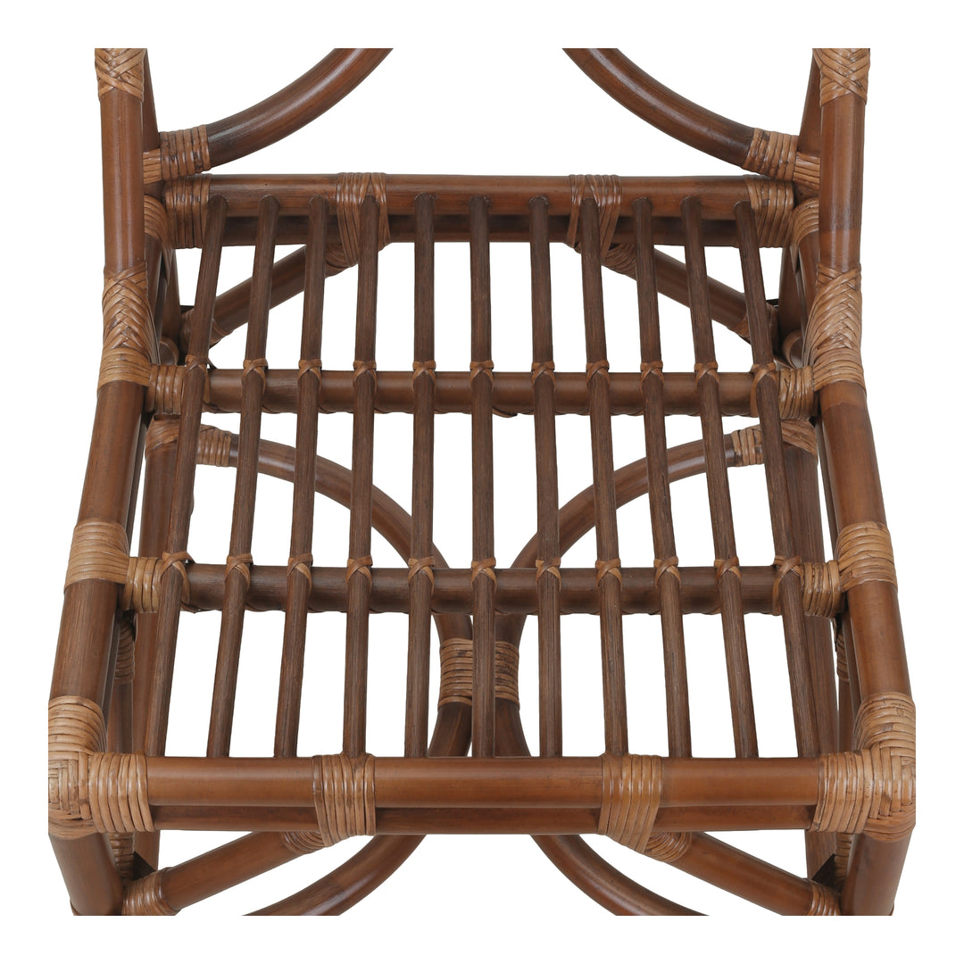 Eira Rattan Dining Side Chair - Cane Brown - view 10