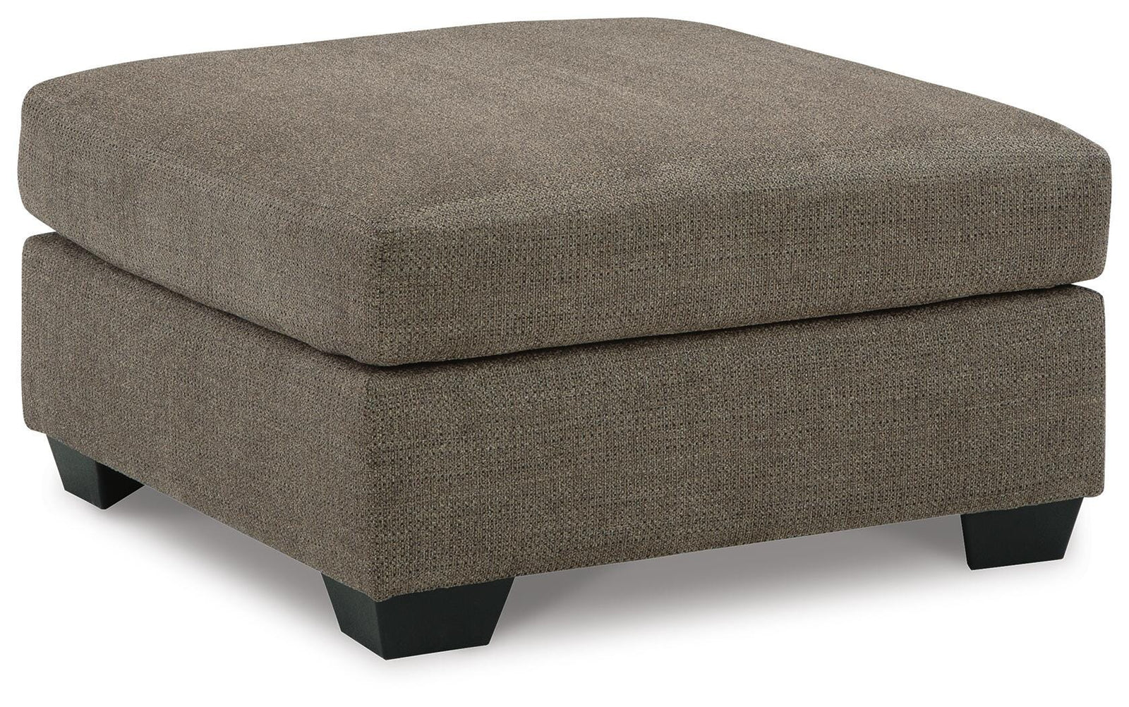 Mahoney Oversized Accent Ottoman - Dark Brown (1)