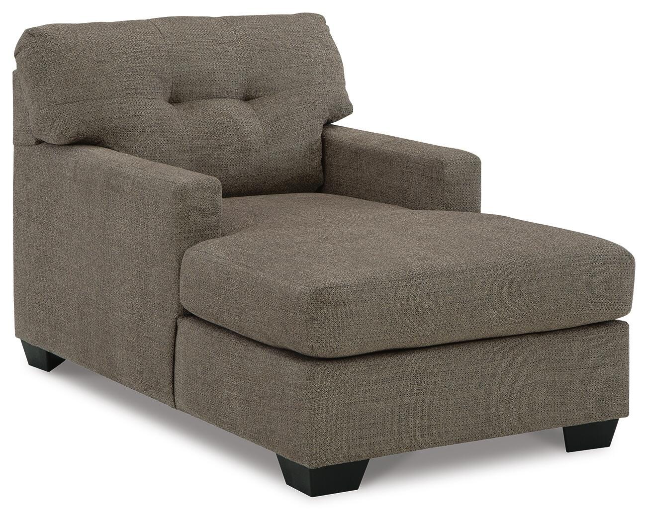 Mahoney Chaise - Dark Brown (1)