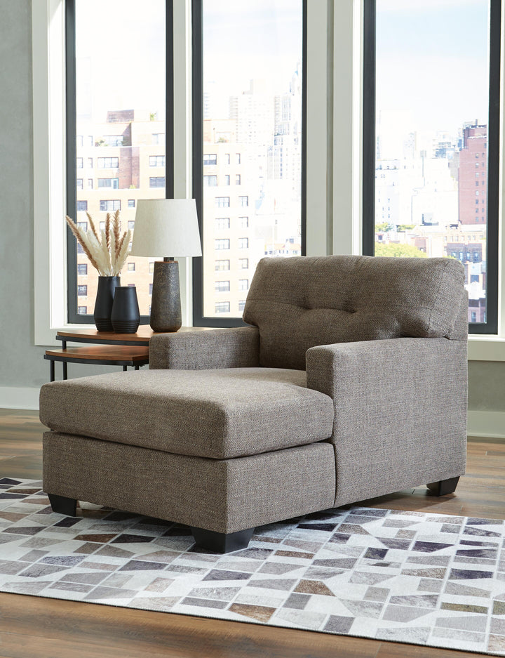 Mahoney Chaise - Dark Brown (2)