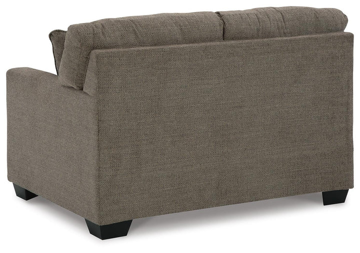 Mahoney Loveseat - Dark Brown (5)