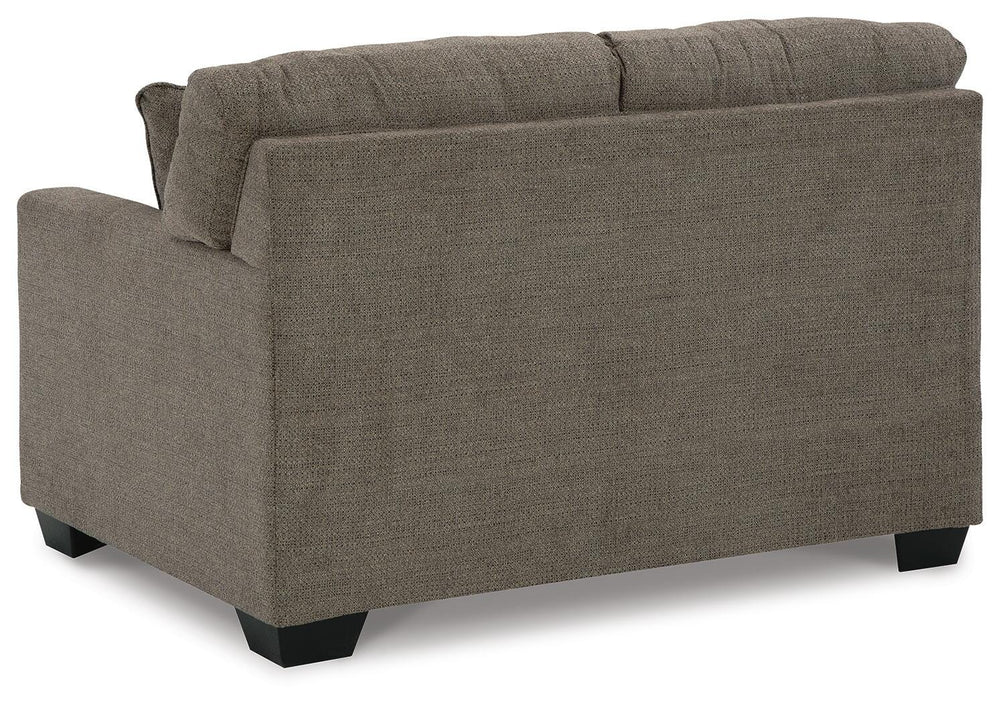 Mahoney Loveseat - Dark Brown (5)