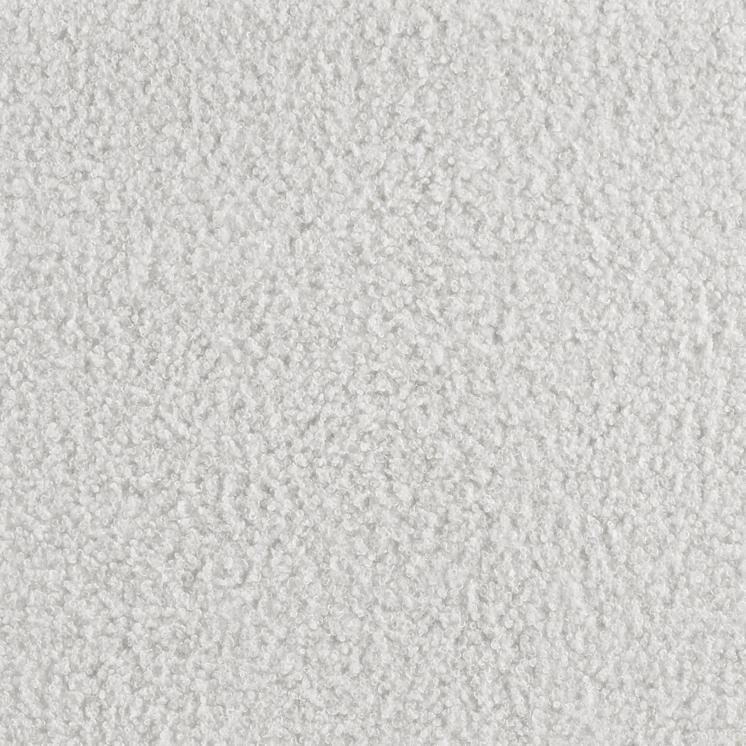 Coaster Furniture 310078Q Alamosa Boucle Upholstered Queen Wingback Bed White