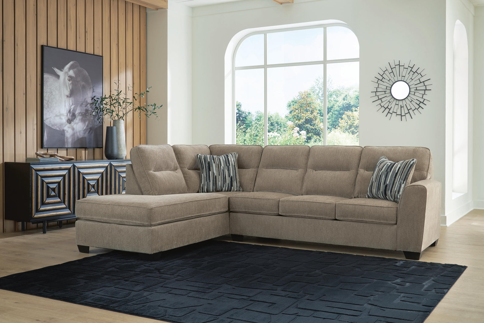Olten 2-Piece Sectional with Chaise - Mocha (2)