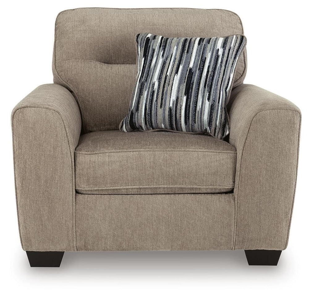 Olten Oversized Chair - Light Brown (3)